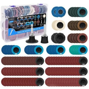 Imagem de Conjunto de discos de lixamento Die Grinder Elechiakan 136 unidades co