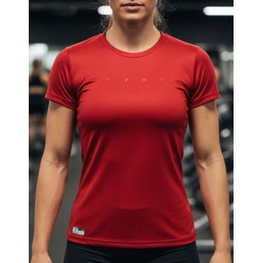 Imagem de Camiseta Térmica Feminina Dry Fit Poliamida Uv Academia - Fyne Fit, Ve
