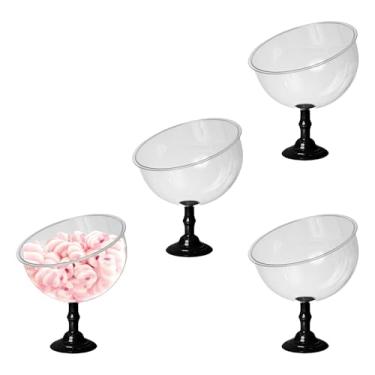 Imagem de Expositor De Balas Baleiro 450ml Premium 4pçs Bomboniere Acrílico (PRETO)