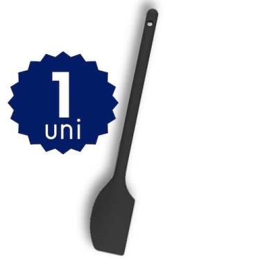 Imagem de Espátula Silicone Cabo Longo Resistente Raspar Mexer - SQ Só Qualidade