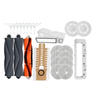 Imagem de Compatible With XMI Robot Vacuum X10+ X10 Plus B101GL Spare Parts Accessories Main Side Brush Hepa Filter Dust Bag Rag Mop Stand Dust Box(Clear)