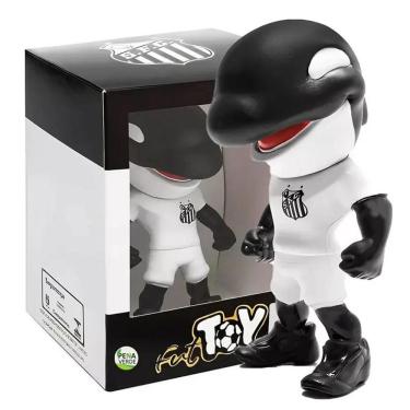 Imagem de Boneco Mascote Santos Baleia Oficial Fut Toy 14cm