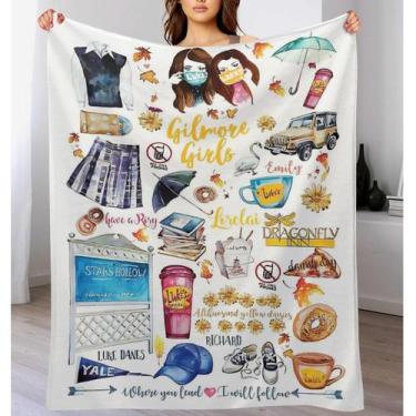 Imagem de Cobertor de flanela Gilmore and Girls 150x125cm macio - Marca Própria