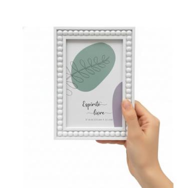 Imagem de Porta Retrato 10x15 Acabamento Premium Texturizado Polímero Ultra Resistente (Mais Leve que Madeira) Design Sofisticado para Fotos 10x15cm Perfeito para Decoração de Mesa ou Parede