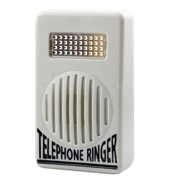 Imagem de Amplificador de telefone com som extra alto para telefone com orifício traseiro, sino, luz estroboscópica, pisca-pisca