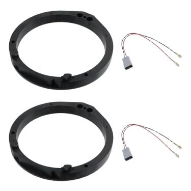 Imagem de Modengzhe Kit de suporte adaptador de alto-falante de carro com 2 peças, anel espaçador de 16,5 polegadas para Honda, T-01