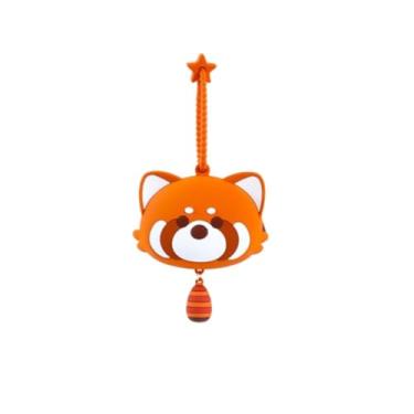 Imagem de Carteira de moedas de silicone anime criativa bolsa de moedas 3D fofa para crianças e adultos (panda vermelho)