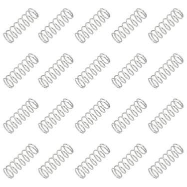 Imagem de PATIKIL Mola de compressão 0,5 mm de diâmetro do fio x 5 mm OD x 15 mm C, 20 peças de extensão mecânica de aço inoxidável 304 molas pequenas kit sortido para lojas e reparos domésticos