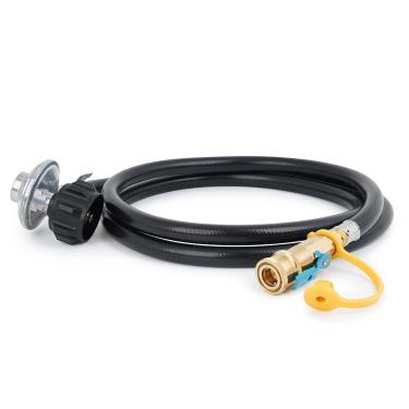 Imagem de Stanbroil Mangueira reguladora de propano de 1,8 m - conector rápido fêmea de 6 cm x porca Acme para churrasqueira Olympian 5100 5500 RV e churrasqueira a gás LP de baixa pressão, aquecedor