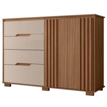 Imagem de Cômoda Sapateira Texas Carvalho Fendi - Moval - MOVAL MOVÉIS