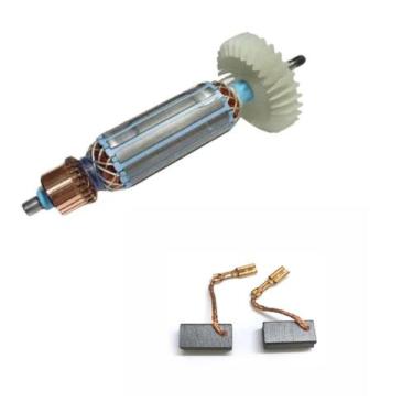 Imagem de kit induzido, escova de carvão 220V p/esmerilhadeira GWS 700 - BOSCH