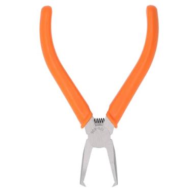Imagem de Garosa Alicate de Corte de Extremidade de Aço CrV Pinça de Corte Nivelado de 6 Mm, Cortador de Extremidade Fina de Ponta Curva para Reparo de Eletrônicos e Processamento de Joias, Ferramenta de