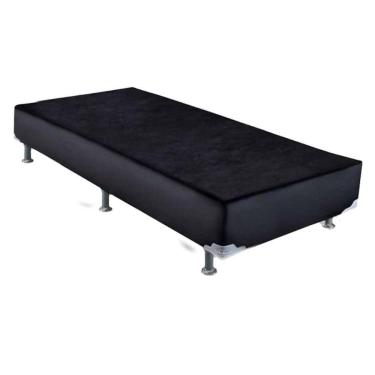 Imagem de Cama Box Base Solteiro Americana Courano Nero Black (78x188x23) - Ortobom
