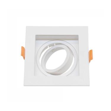 Imagem de Spot Embutir Recuado Dicróica Ar 111 Quadrado Direcionável Branco