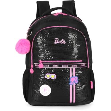 Imagem de Mochila, Luxcel, Barbie, Preto, G, com Paetê