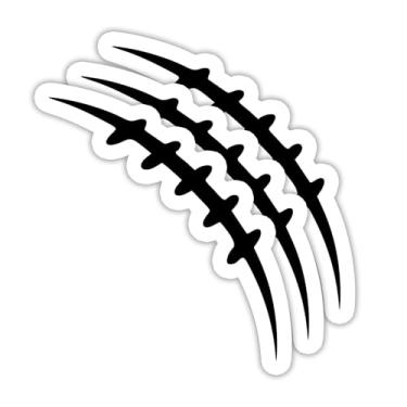 Imagem de (3 peças) Adesivo de costura de futebol, adesivos esportivos - Decalque de vinil à prova d'água para laptop, garrafa de água, copo, álbum de recortes, capacete, presente para amantes de futebol