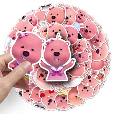 Imagem de Adesivos de vinil impermeável Pinks Littles Beavers 50 unidades/lote