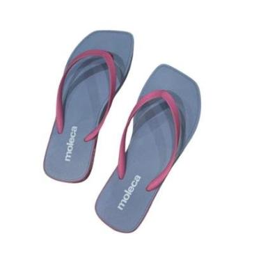Imagem de Chinelo Feminino Moleca Dedo 5552.100 Confortável Rosa-Feminino