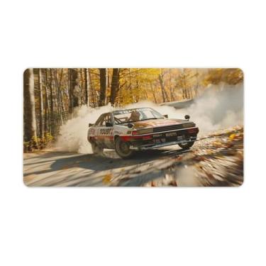 Imagem de FoRes Drift Car JDM Car Ae86 Smoke Cool Large Gaming Mouse Pads Base de Borracha Antiderrapante Tapete de Mesa Laptop Acessórios de Computador Suprimentos Bloco de Escrita para Escritório Casa 40 X 75