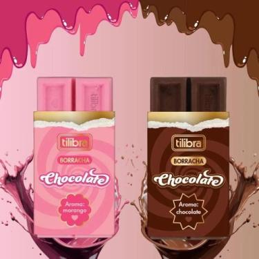 Imagem de BORRACHA CHOCOLATE COM AROMA TILIBRA - Eraser with Chocolate Aroma, Ro