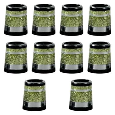 Imagem de Vaveren Conjunto de 10 ponteiras de borracha para tacos de golfe com hastes de madeira de 0,335 polegadas, acessórios para oficina, Amarelo