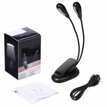 Imagem de Alomejor Luz de Leitura, 14 LED USB Recarregável Luz de Livro Com 9 Modos 360 Pescoço de Ganso Flexível para Leitura de Cabeceira e Uso de Escritório