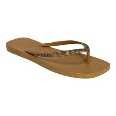 Imagem de Chinelo Petite Jolie Refresh Shine PJ7404 Doce de Leite-Feminino