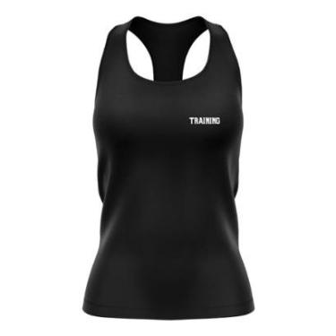 Imagem de Regata Nadador Feminina Dry Proteção Solar Estampada Training-Feminino