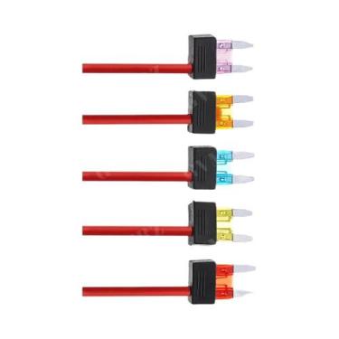 Imagem de Suporte Para Fusível De Carro 12V 3A 5A 10A 15A 20A Adaptador Mini ATM