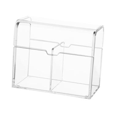 Imagem de Esquirla Caixa organizadora de cartões de histórias infantis em acrílico transparente, ideal para guardar fotos e proteger sua coleção de cartões de jogos, Compartimento Único