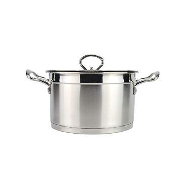 Imagem de Conjuntos de panelas de aço inoxidável para sopa, cozinha, panela quente, panelas para fogões de indução, panela de festa