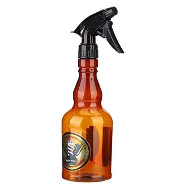 Imagem de Yinhing Pulverizador de água Recarregável Vintage de 650 Ml, Frasco de Spray de Cabeleireiro Com Bico Ajustável para Névoa Fina, Aderência Confortável para Uso Doméstico e Em Salão de (BROWN)
