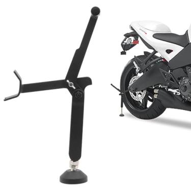 Imagem de Suporte Traseiro Para Roda de - Estrutura Portátil Para Roda Traseira | Elevadores para Motos - Para Estacionamento Reparação Manutenção e Limpeza de s e Bicicletas