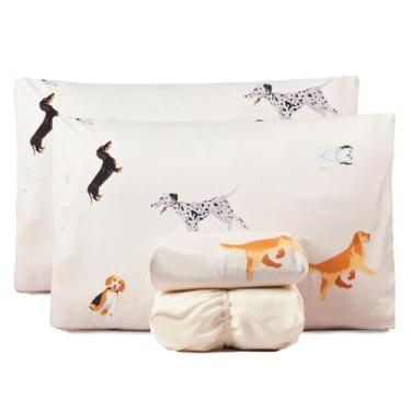 Imagem de Jogo de Cama Casal com Lençol e 2 Fronhas – Maciez, Conforto e Alta Durabilidade para o Dia a Dia (Cachorrinho)