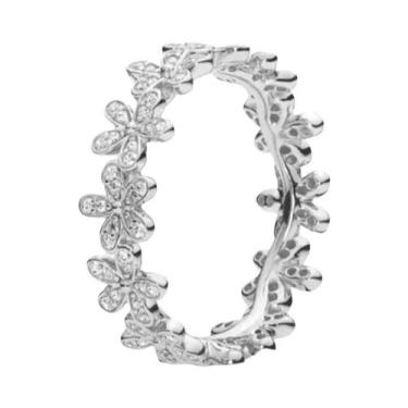 Imagem de Anel Em Forma De Coração Com Pedra Vermelha Em Prata Esterlina 925 Cor