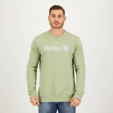 Imagem de Moletom Hurley One Only Verde-Masculino