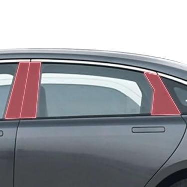 Imagem de HGFLBNV Película protetora para carro B/C pilar antiarranhões PPF/TPU transparente/adesivo de fibra de carbono, para Changan UNI-K 2021-2023