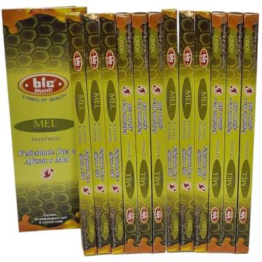 Imagem de Incenso Indiano Bic Mel - Boas energias 12 Caixas