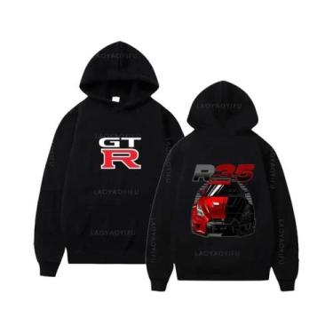 Imagem de Moletom Masculino De Manga Longa Com Capuz Estilo Streetwear Initial D