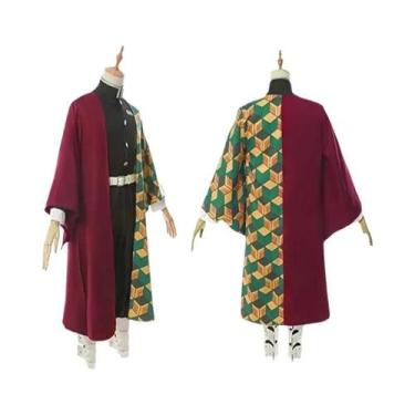 Imagem de Fantasia De Cosplay De Anime Para Adultos Tomioka Giyuu Kimetsu No Yai
