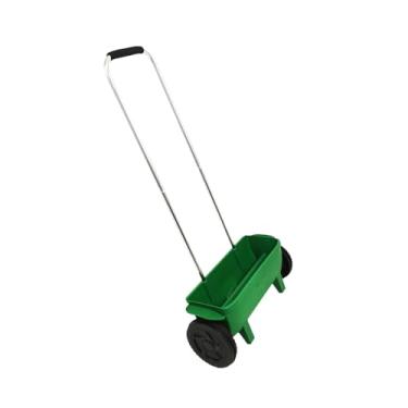 Imagem de KiBcsLic Semeadeira manual de empurrar, plantadeira, máquina de semeadura, semeadura, fertilização, dispensador de fertilizante, espalhador de fertilizante