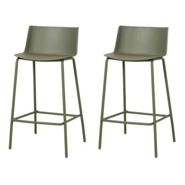 Imagem de Kit 2 Banquetas Ipanema Média Fratini 86,50 cm (altura) em Polipropile