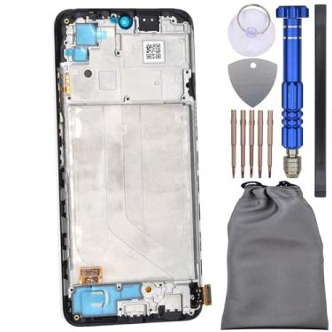 Imagem de Digitalizador de tela sensível ao toque com moldura para Xiaomi Redmi Note 10 Preto 6.43