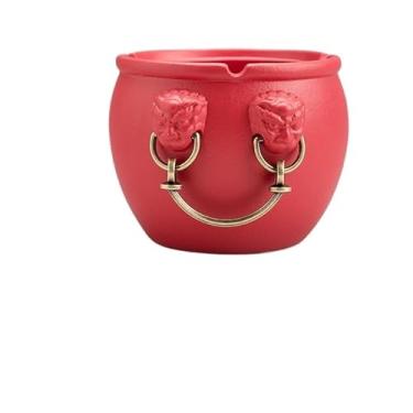 Imagem de Cinzeiro de cerâmica escritório cinzeiro ornamentos criativo casa hotel grande cinzeiro bandeja de fumaça (1)