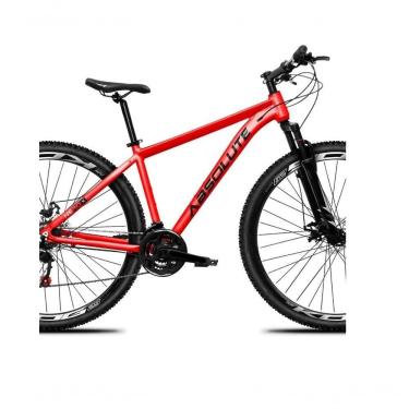 Imagem de Bicicleta Aro 29 Absolute Nero 5 Câmbio Shimano 24v Acera K7 Garfo Trava Freio A Disco - Vermelho Tam.17