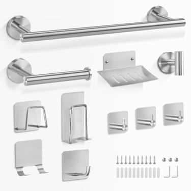 Imagem de Prata, Kit Banheiro 11 Peças, Kit Banheiro Acessórios, Kit Para Banheiro, Acessórios Para Banheiro, Acessorios Para Banheiro, Kit de Banheiro