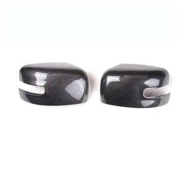 Imagem de Compatível com Jeep Renegade 2016-2021 Adesivo de carro Retrovisor Tampa do espelho lateral Tampa da asa Porta externa Vista traseira Caso Guarnição de fibra de carbono(Carbon)