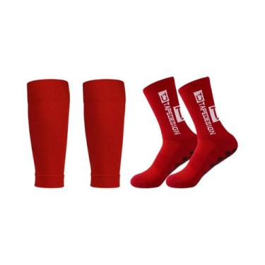 Imagem de Meias Esportivas Antiderrapantes Para Futebol, Combinação TC, Proteção