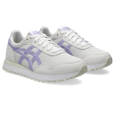 Imagem de ASICS Tênis masculino Tiger Runner Ii, Luz branca violeta, 40 EU