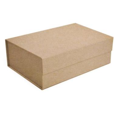 Imagem de Caixa para Presente com Tampa Rígida Dobrável KRAFT 33,5X24,5X10CM - C